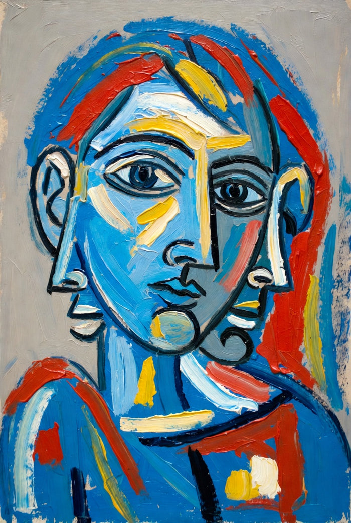 Blue Reverie - Canvas Painting (40 × 50)