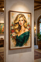 Golden Aura - Canvas Painting (40 × 50)