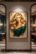 Golden Aura - Canvas Painting (40 × 50)