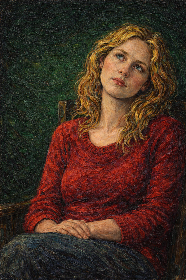 Green Silence - Canvas Print (30 × 40)