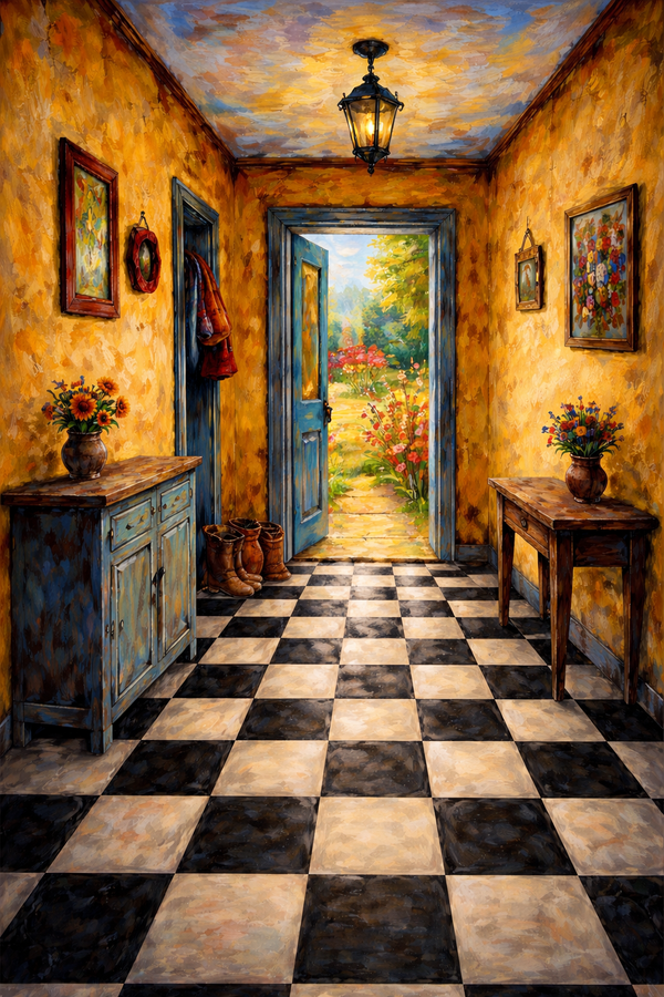 Her Hallway - Canvas Painting (30×40)