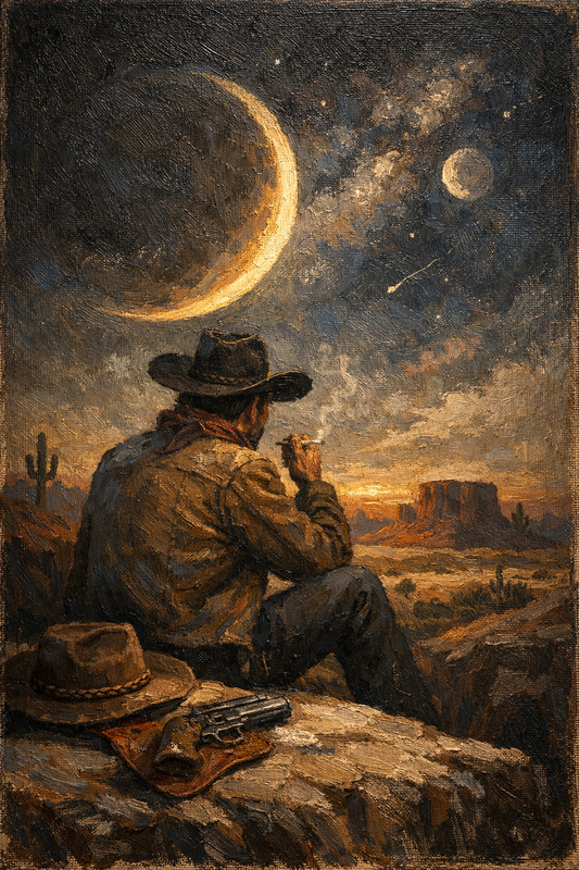 Moonlit Sentinel — Limited Edition Canvas Print (30×40)