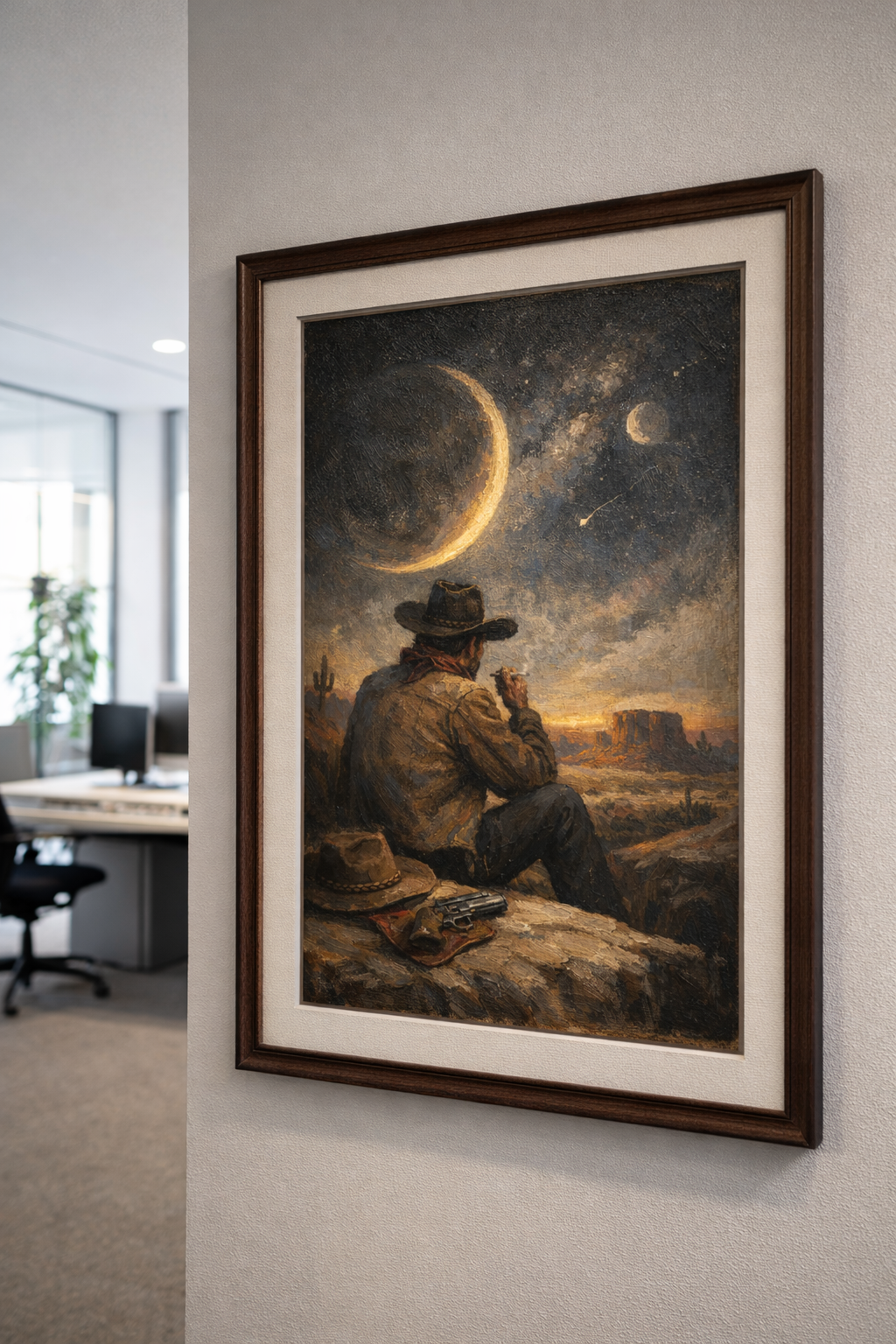 Moonlit Sentinel — Limited Edition Canvas Print (30×40)