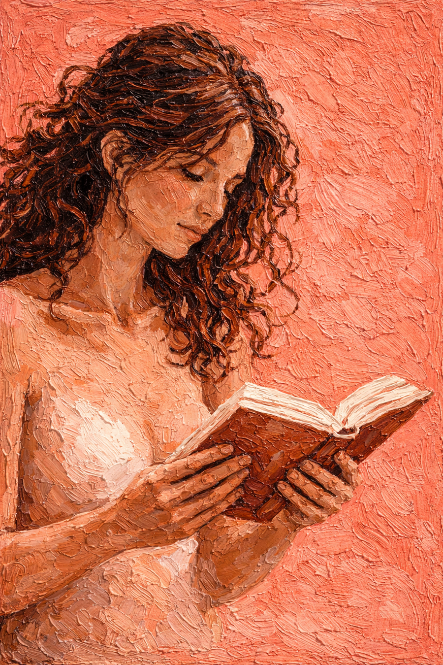 Quiet Chapters - Canvas Painting (30 × 40)