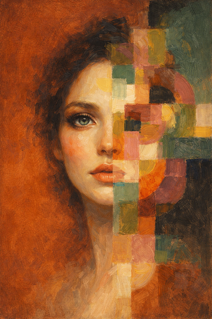 Velvet Gaze - Original Painting (30 x 40)